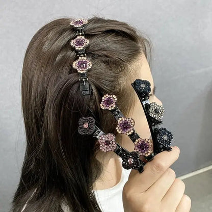 Hair Clip Braided Crystal Secure Hold