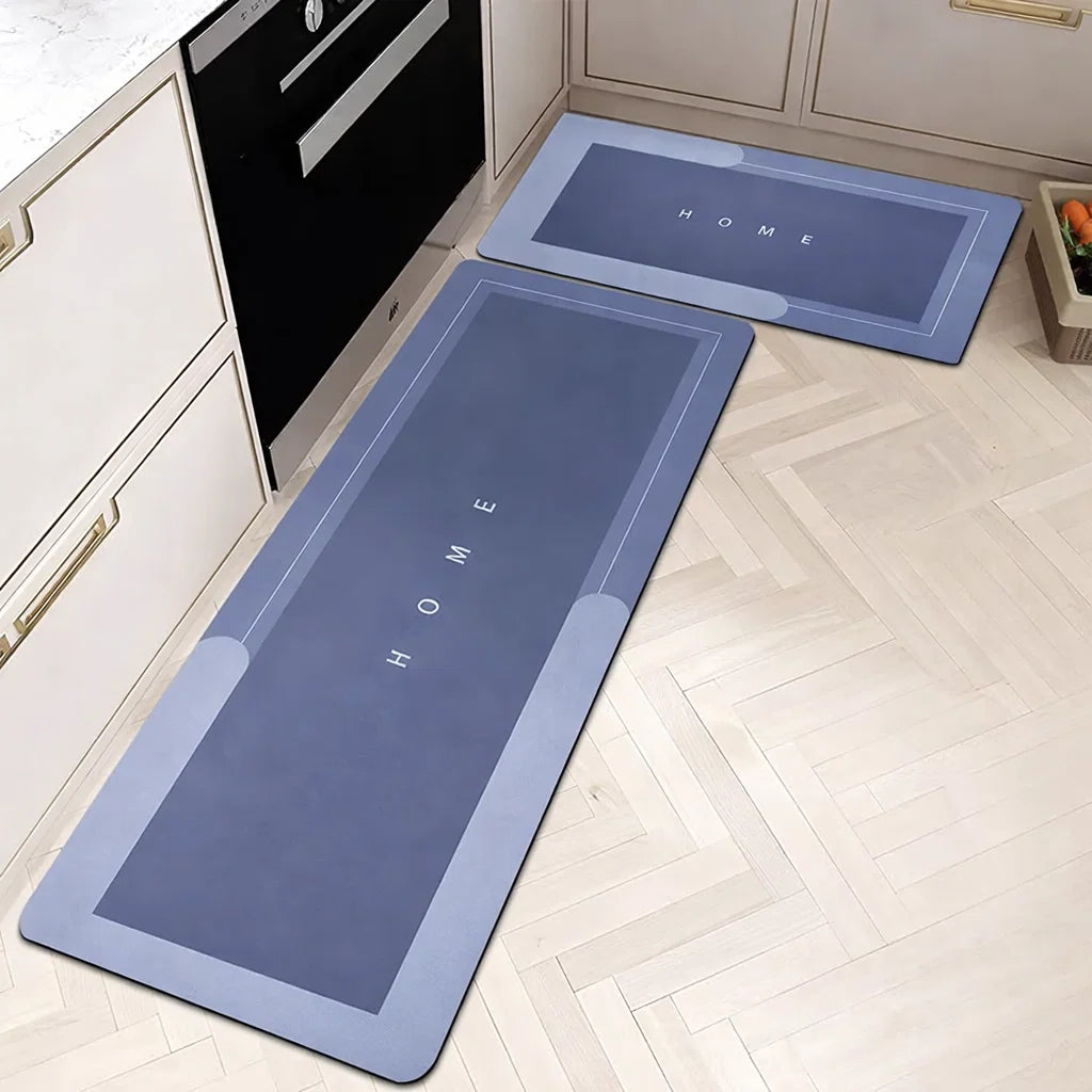 Kitchen Floor Mat Super Absorbent & Non-Slip Rubber Backing
