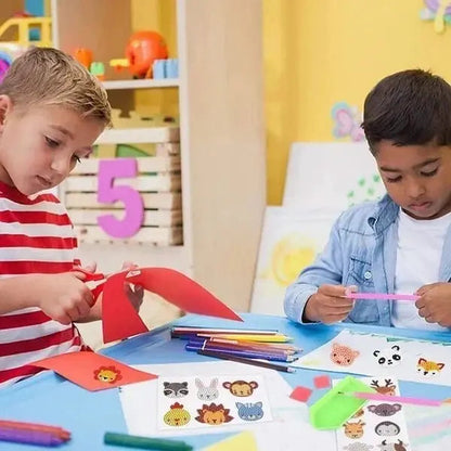 Kids Diamond Sticker Kit Non-Toxic Resin Stones & Drill Pen