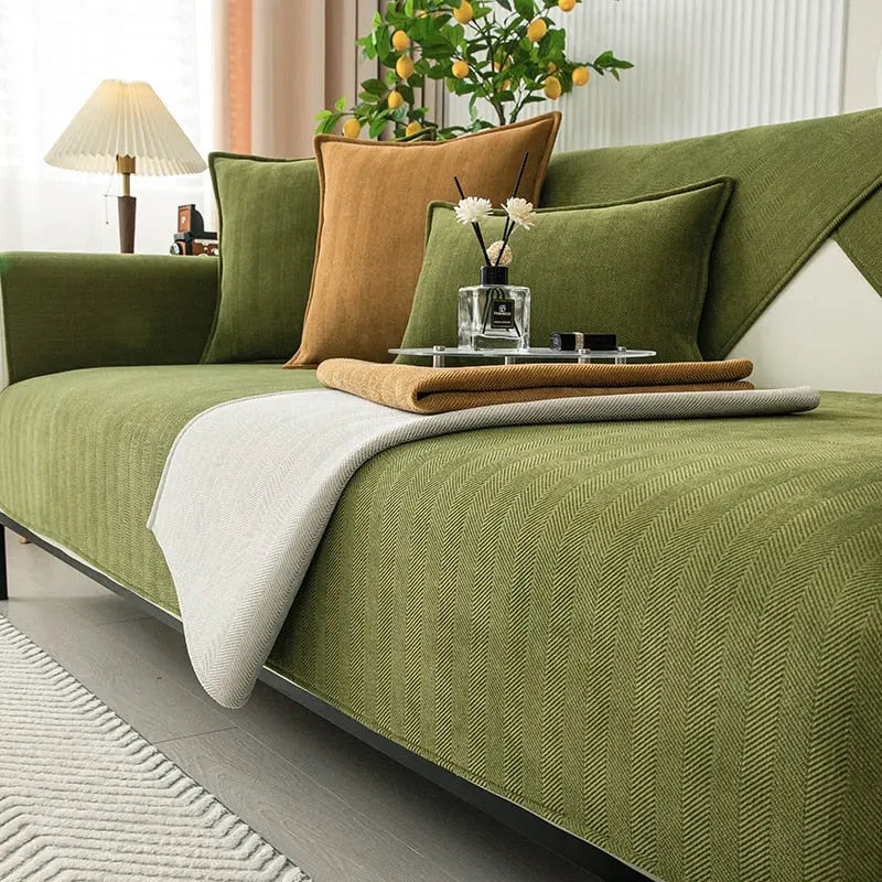 Sofa Cover Non-Slip Chenille Machine Washable