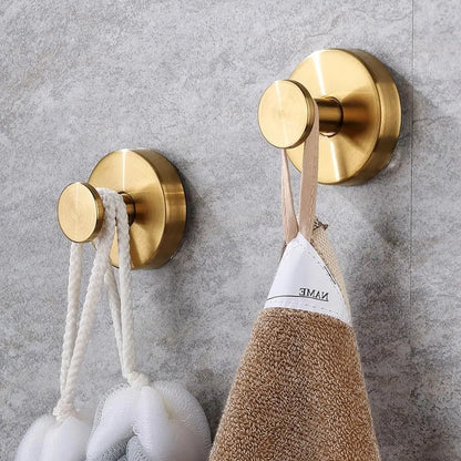 Suction Hook Gold Finish Up To 9.9 Lbs