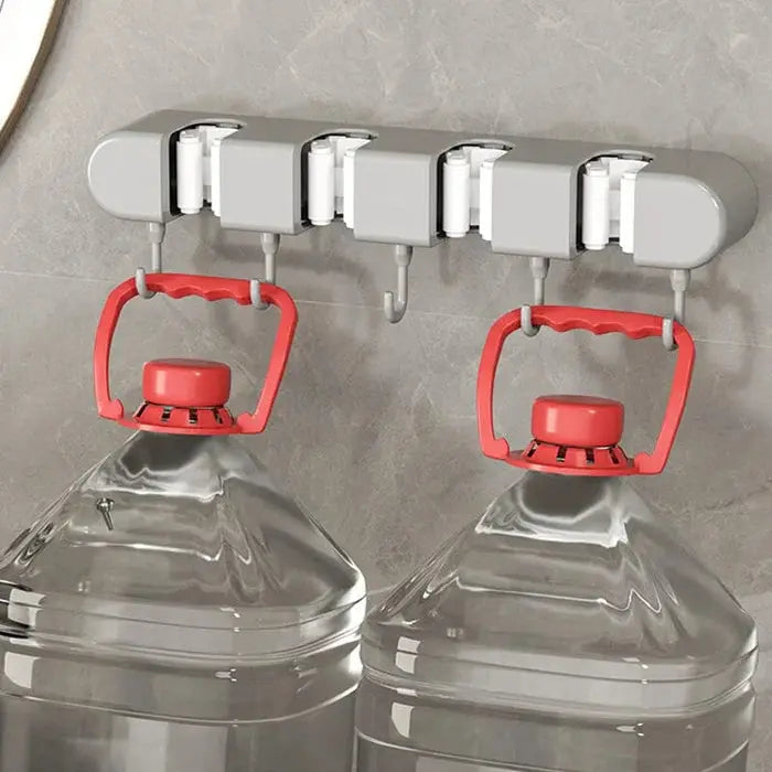 Wall Mount Tool Organizer Stainless Steel Holds Four