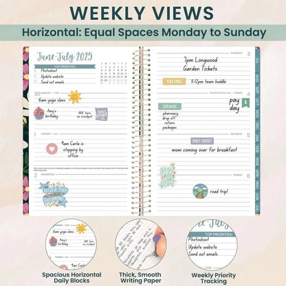Planner Stencil Set Precision-Cut Mylar Three-Pack