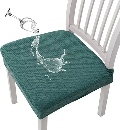 Chair Cover Set Jacquard Stretch Waterproof