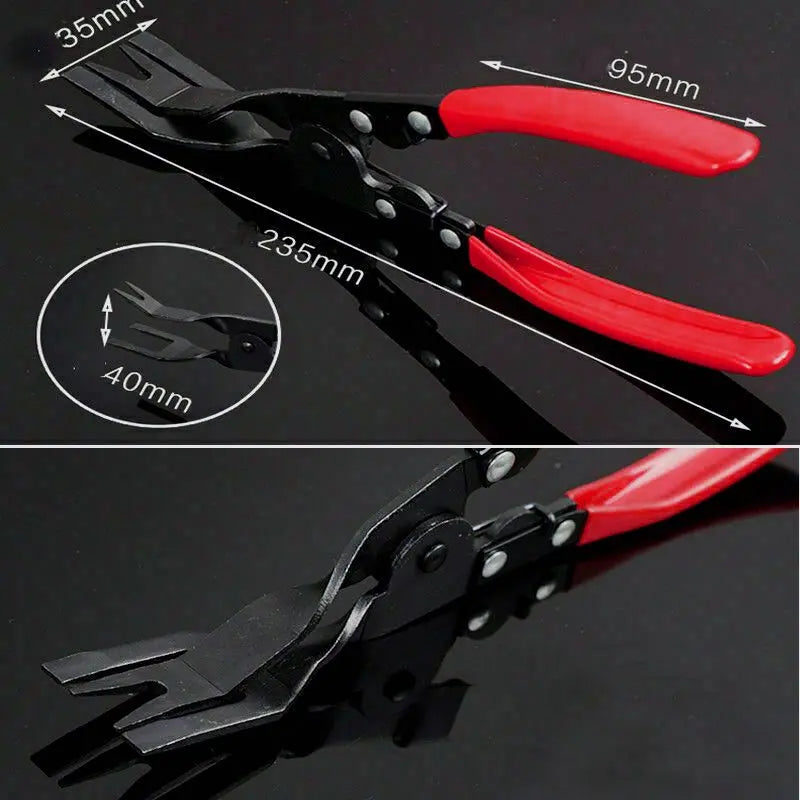 Clip Removal Pliers Thin Tip & Spring-Loaded Non-Slip Grip
