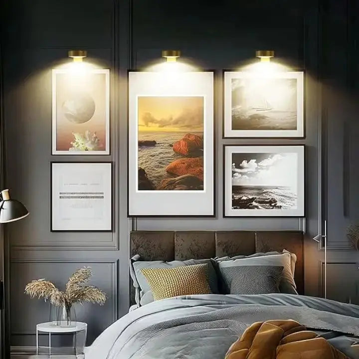 LED Picture Light Magnetic Battery-Operated Stepless Dimming