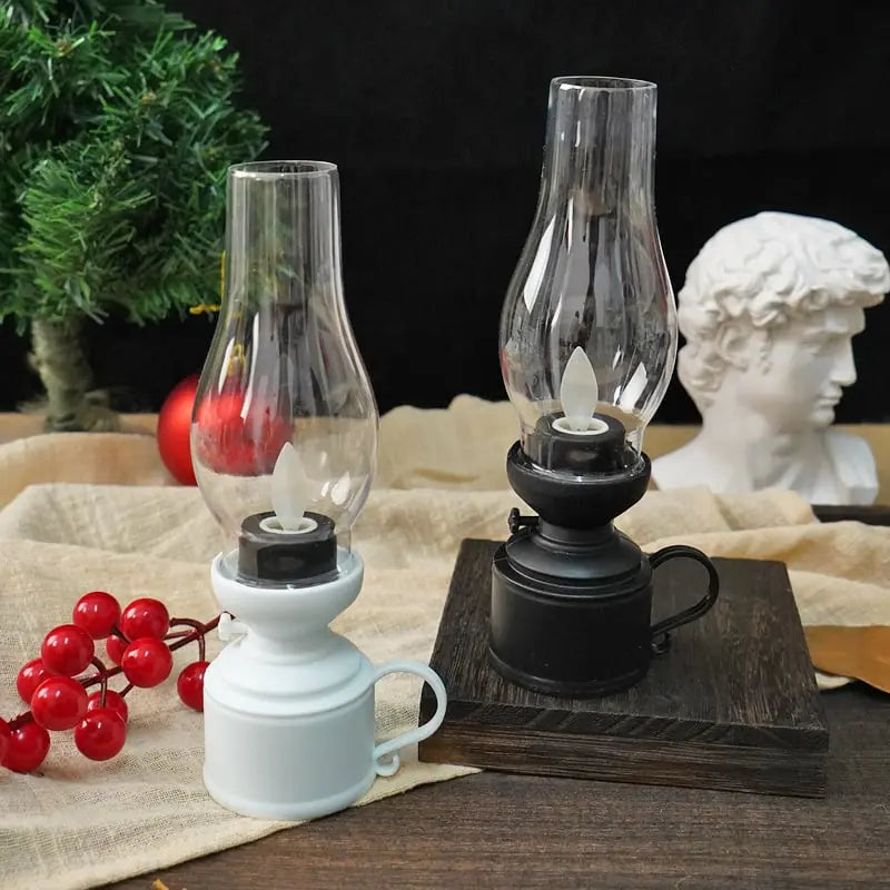 LED Lantern Vintage Flicker Battery-Powered & Portable