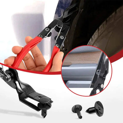 Clip Removal Pliers Thin Tip & Spring-Loaded Non-Slip Grip