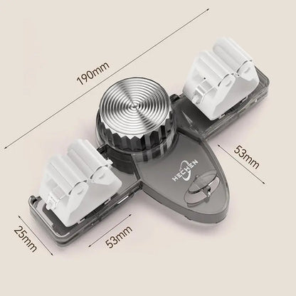 Broom & Mop Holder Self-Adhesive Suction Automatic Clamp
