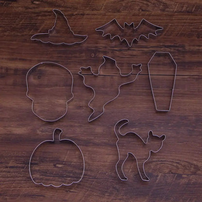 Cookie Cutters Halloween Stainless Steel Set of 7