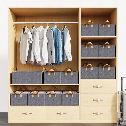 Foldable Wardrobe Reinforced Steel Frame 132 lb Load Capacity