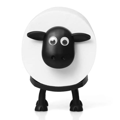 Toilet Paper Holder Sheep Design Space-Saving