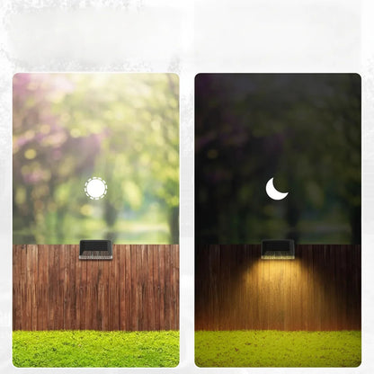 Solar Patio Lights Weatherproof Motion Sensor Set of 4