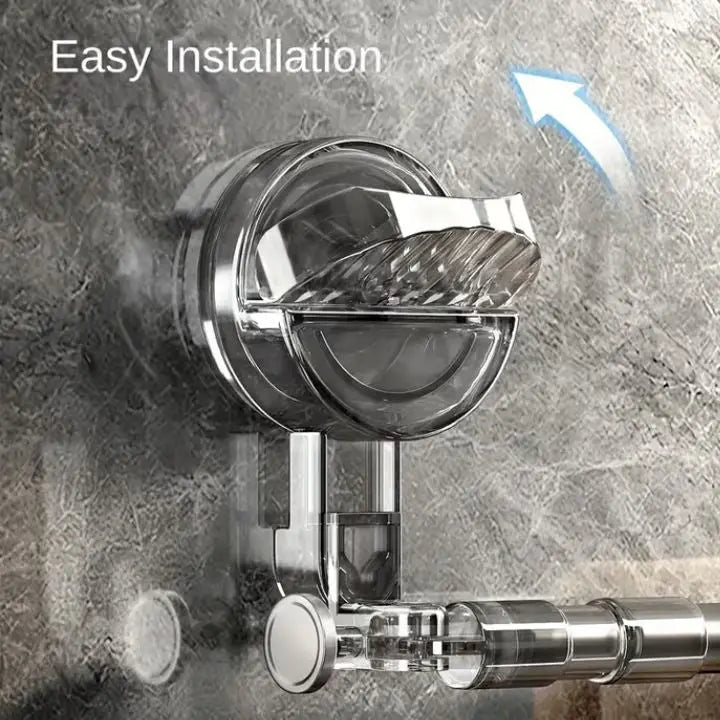 Towel Rack Telescopic Suction Cups & Stainless Steel