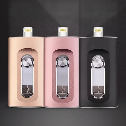 USB Drive 3-In-1 Lightning USB-C USB-A