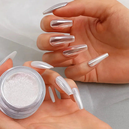 Nail Powder Chrome Mirror Shine For Gel & Acrylic