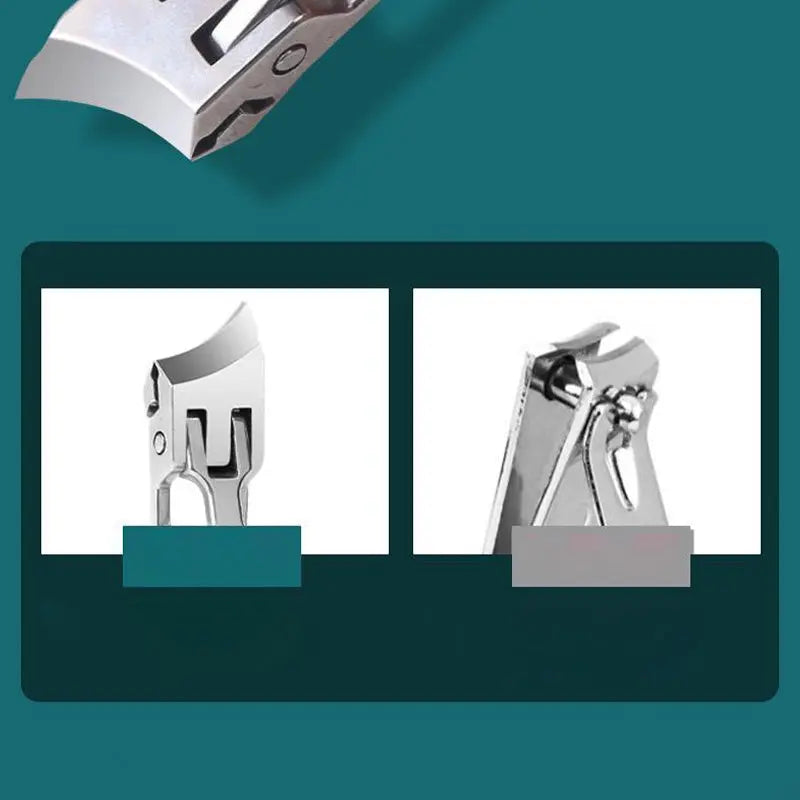 Nail Clipper Heavy-Duty Stainless Steel Splash Guard