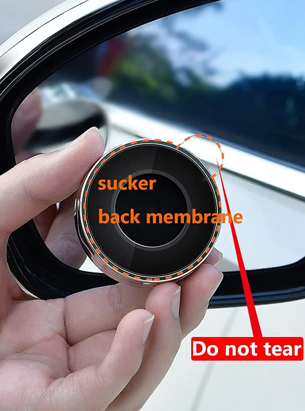Blind Spot Mirror 360 Degree Adjustable Suction Mount