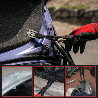 Clip Removal Pliers Thin Tip & Spring-Loaded Non-Slip Grip