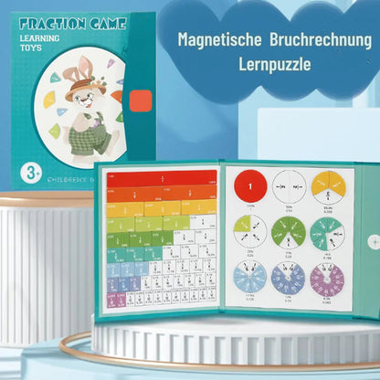 Fraction Learning Set Magnetic Tiles & Discs Eco Plywood