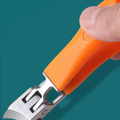 Nail Clipper Heavy-Duty Stainless Steel Splash Guard