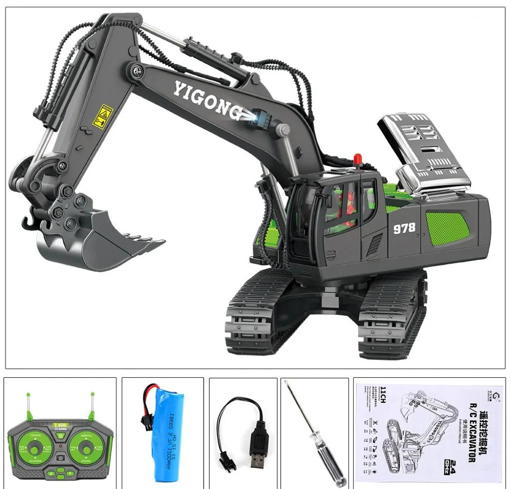 1/14 Scale Full Metal Hydraulic Excavator G308H Ready to Operate