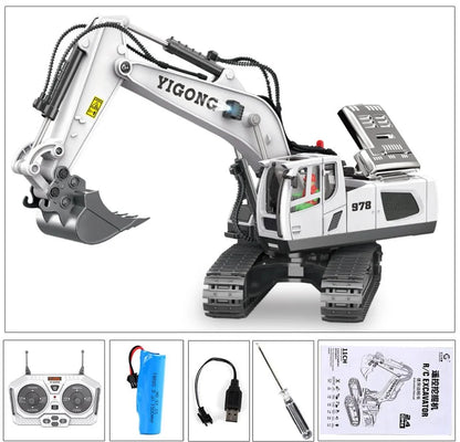 1/14 Scale Full Metal Hydraulic Excavator G308H Ready to Operate