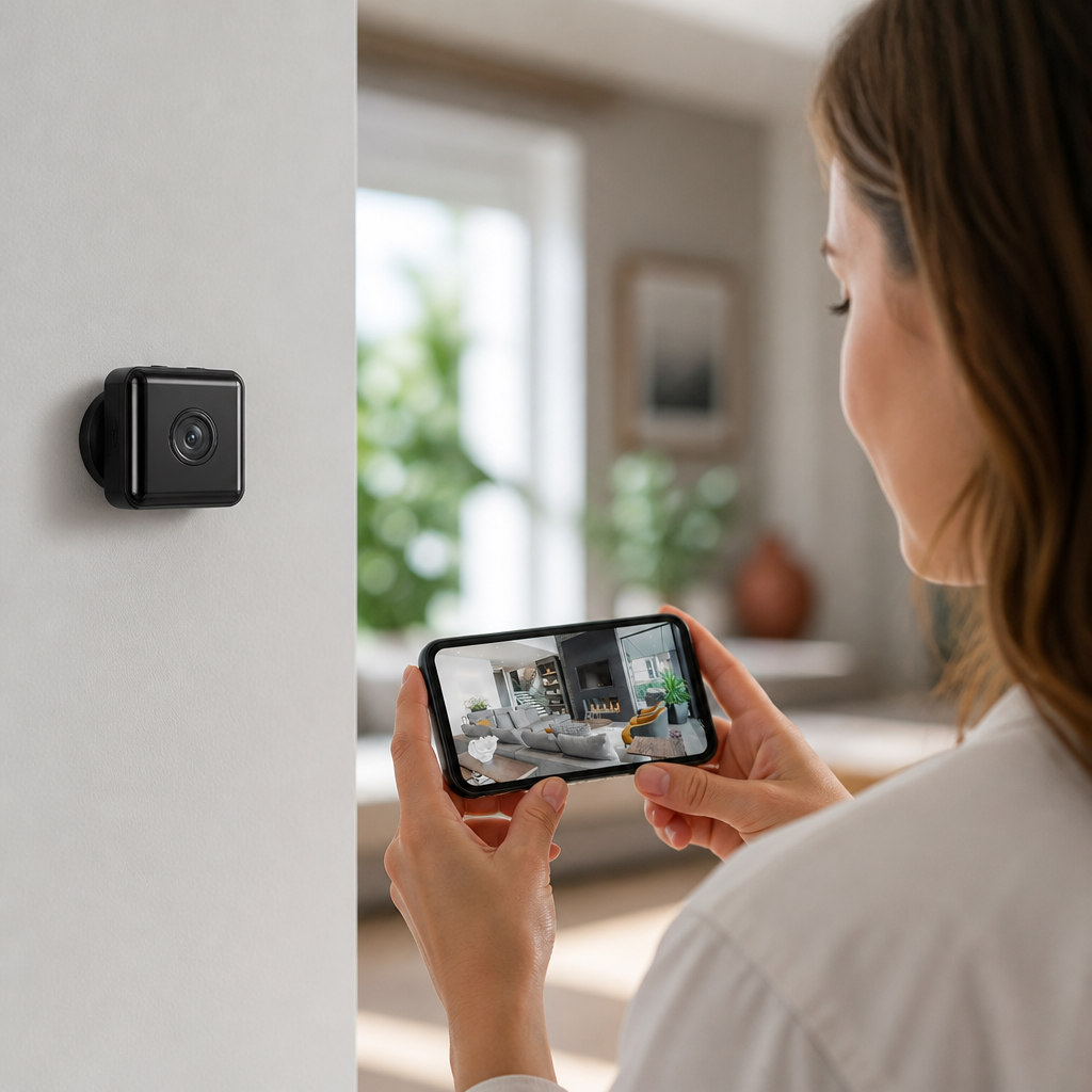 1080P Night Vision Magnetic Wi‑Fi Security Camera