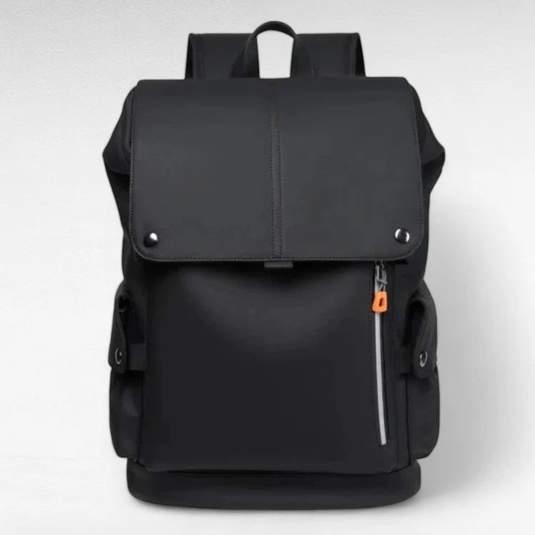 25L Waterproof Roll-Top Backpack with USB Port, Laptop Compartment and Pockets
