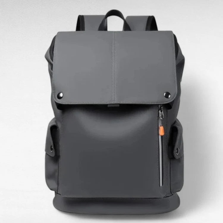 25L Waterproof Roll-Top Backpack with USB Port, Laptop Compartment and Pockets