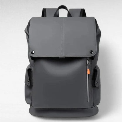 25L Waterproof Roll-Top Backpack with USB Port, Laptop Compartment and Pockets