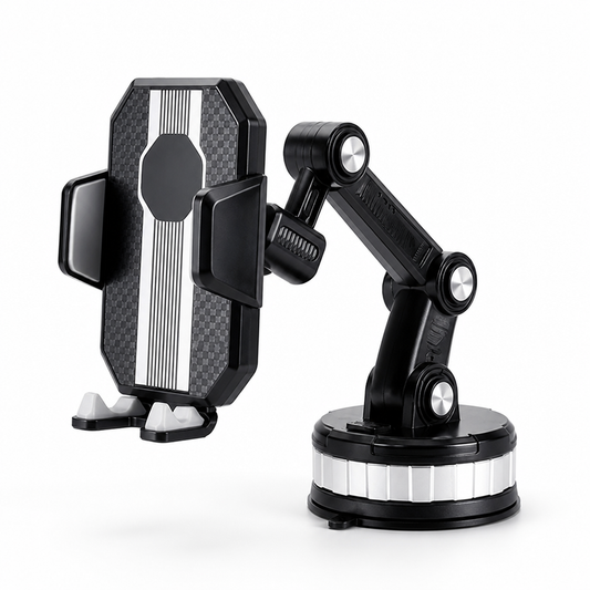 Telescopic Suction Cup Phone Mount (360°; Fits 2.3–3.5-Inch Wide)