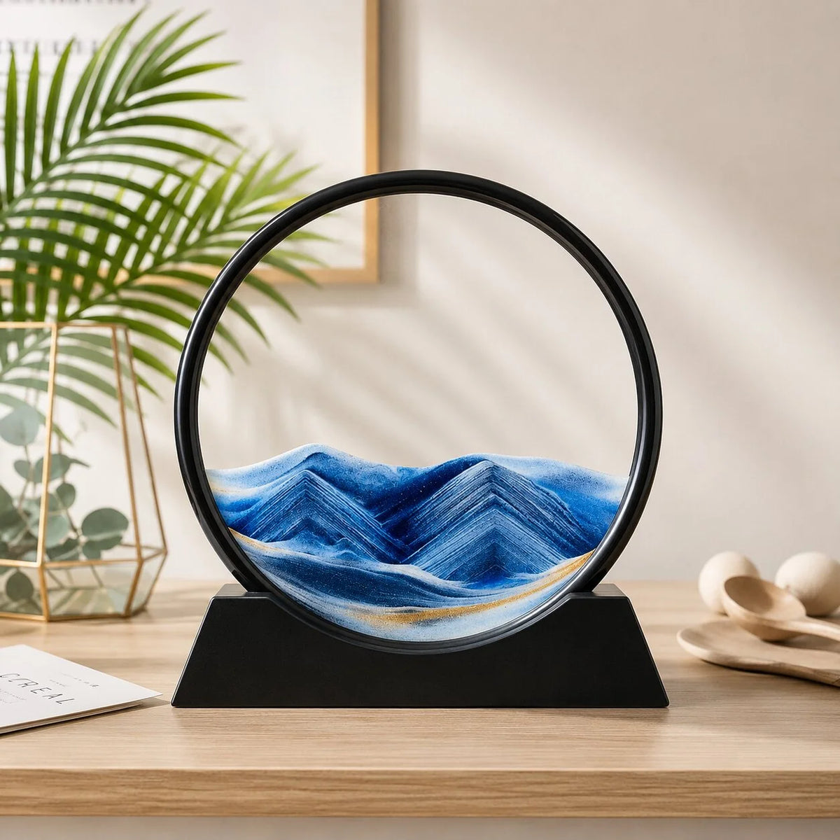 3D Sand Art Hourglass Everchanging Ocean Sandscape