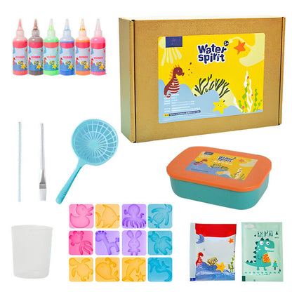 3D Water Beads Kit Non-Toxic Reusable Molds