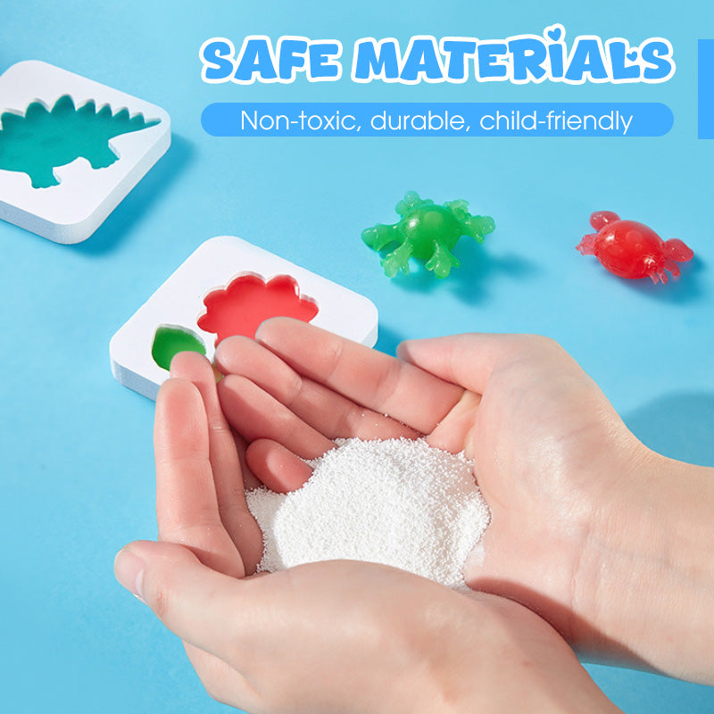 3D Water Beads Kit Non-Toxic Reusable Molds