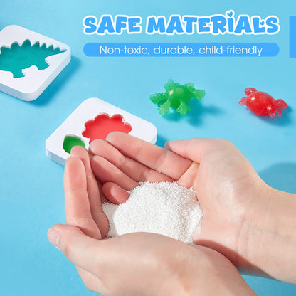 3D Water Beads Kit Non-Toxic Reusable Molds