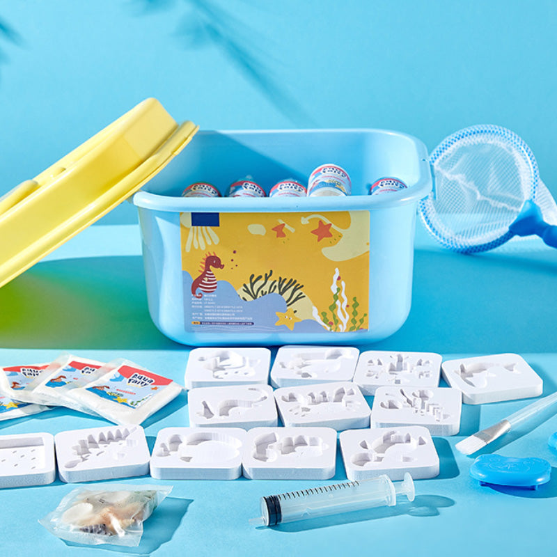 3D Water Beads Kit Non-Toxic Reusable Molds