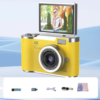 4K HD Digital Camera with Swivel Screen Display