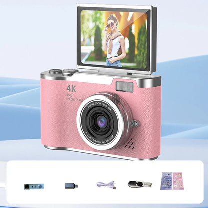 4K HD Digital Camera with Swivel Screen Display