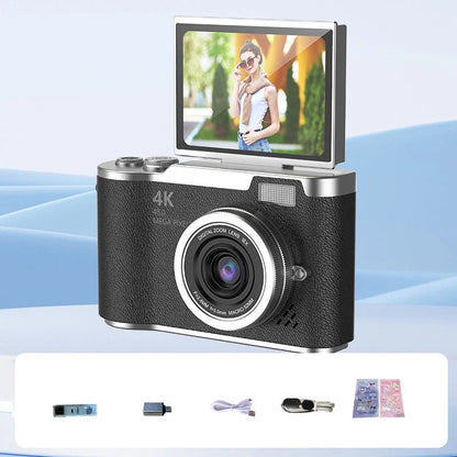 4K HD Digital Camera with Swivel Screen Display