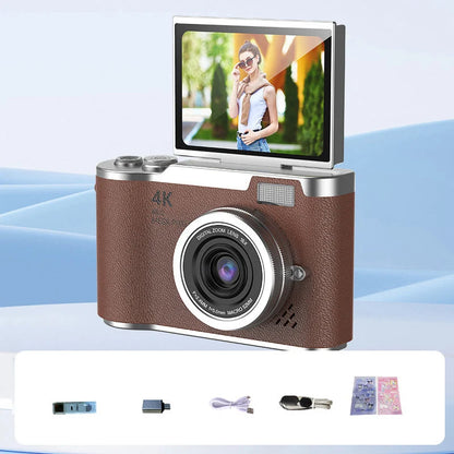4K HD Digital Camera with Swivel Screen Display