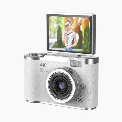 4K HD Digital Camera with Swivel Screen Display