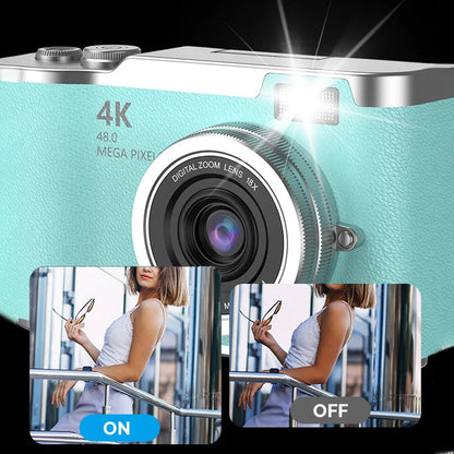 4K HD Digital Camera with Swivel Screen Display