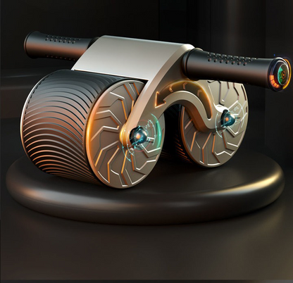 Ab Wheel Dual-Wheel Stability & Automatic Return