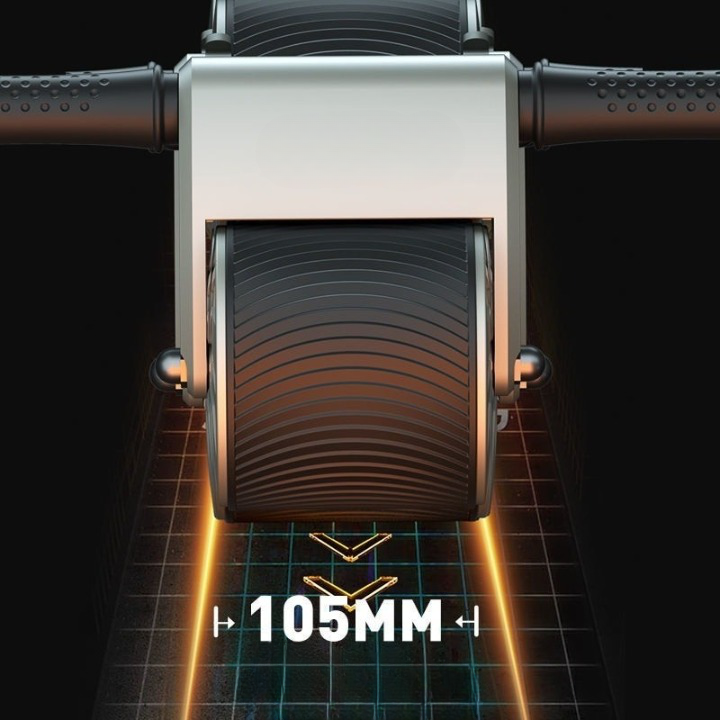 Ab Wheel Dual-Wheel Stability & Automatic Return