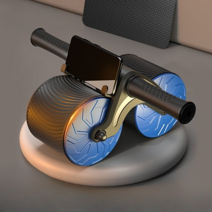 Ab Wheel Dual-Wheel Stability & Automatic Return