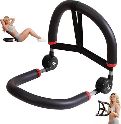 Abdominal Trainer 3-Level Adjustable Resistance Steel Frame & Foam Handles