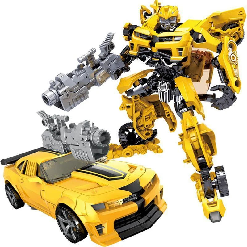 Action Figure Transformable Robot & Vehicle Modes Flexible Joints