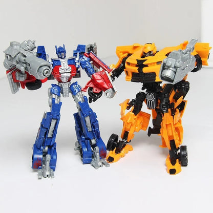 Action Figure Transformable Robot & Vehicle Modes Flexible Joints