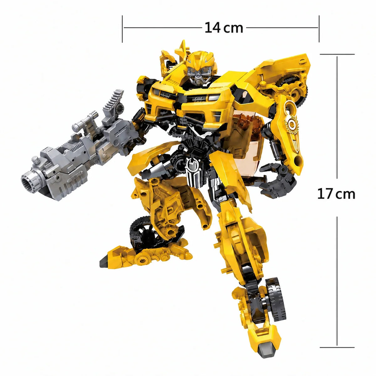 Action Figure Transformable Robot & Vehicle Modes Flexible Joints